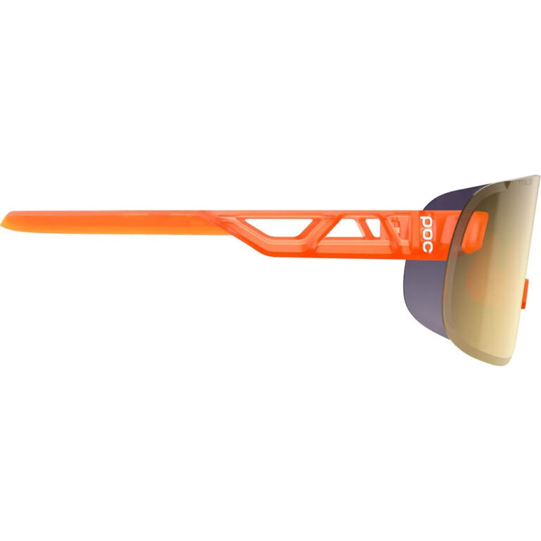 POC Elicit Sunglasses Clarity Road Gold /CAT2 Fluorescent Orange Translucent - Image 3