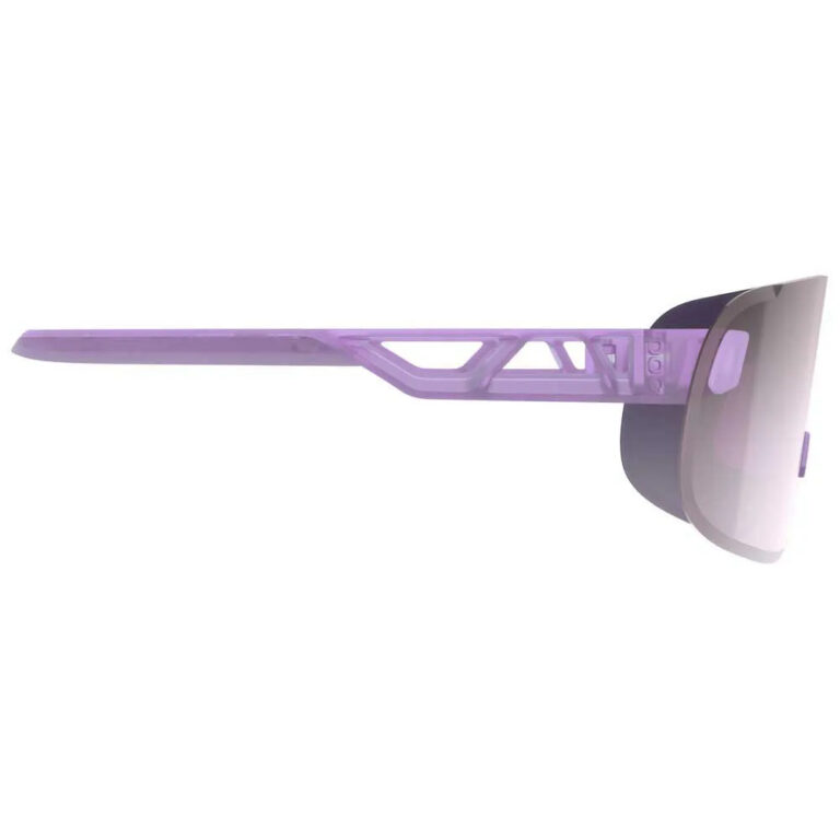 POC Elicit Sunglasses Violet Silver Mirror/CAT3 Purple Quartz Translucent - Image 4