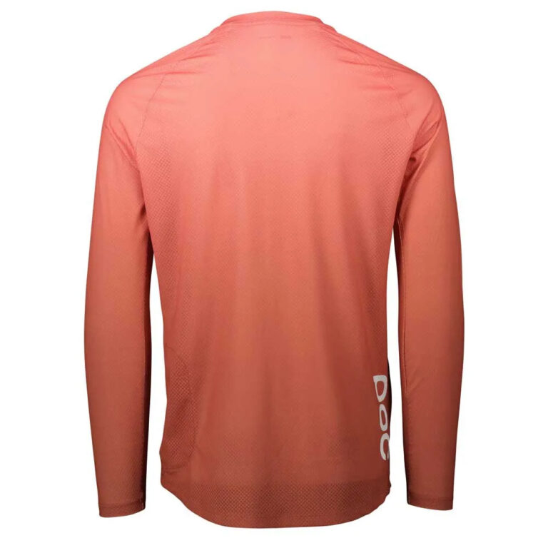 POC Essential Lite Long Sleeve Enduro Jersey S Gradient Ammolite Coral - L Gradient Ammolite Coral - Image 4