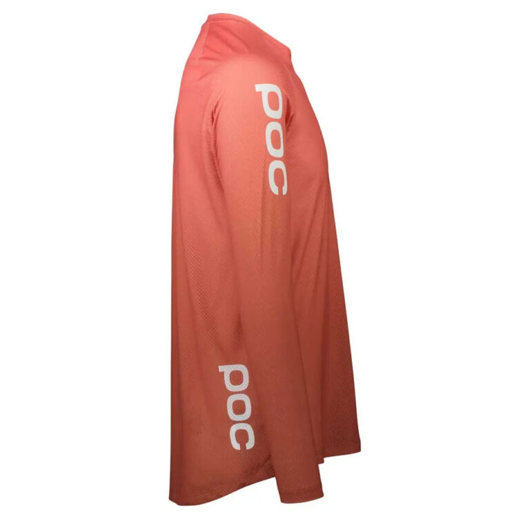 POC Essential Lite Long Sleeve Enduro Jersey S Gradient Ammolite Coral - L Gradient Ammolite Coral - Image 5