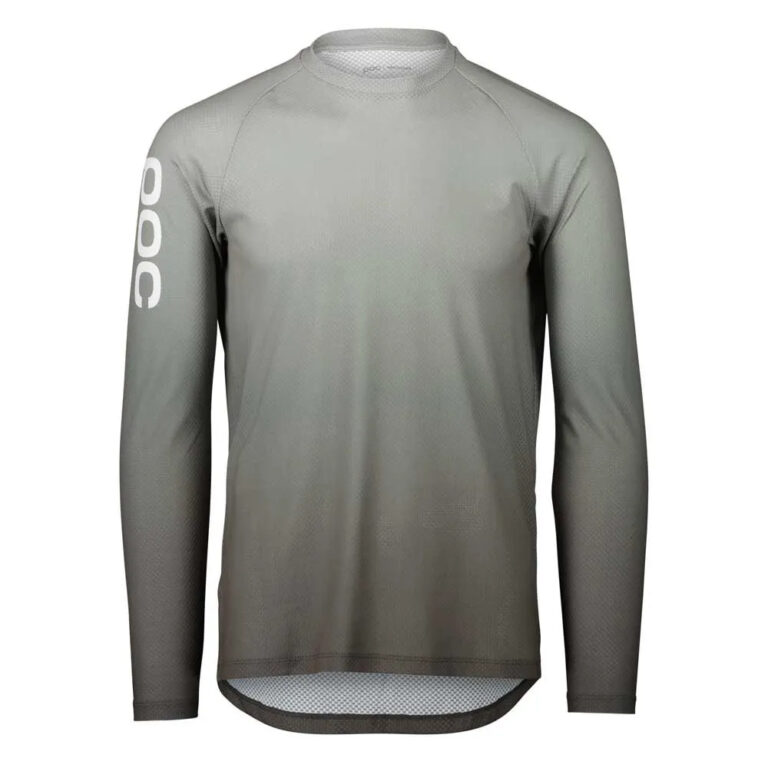 POC Essential Lite Long Sleeve Enduro Jersey S Gradient Sylvanite Grey - Image 3