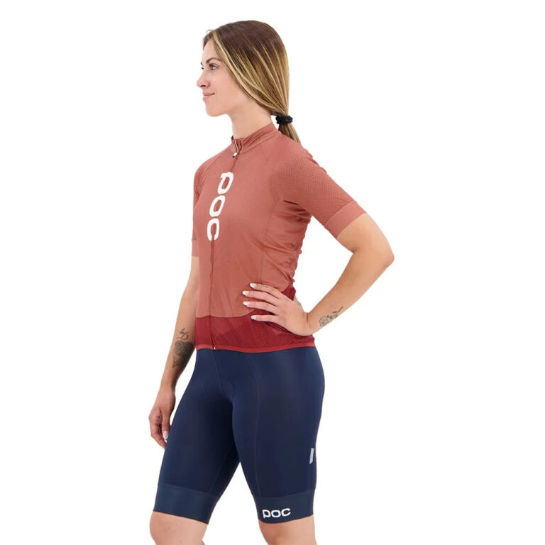 POC Essential Road Logo Short Sleeve Jersey XS Himalayan Salt / Garnet Red - XL Himalayan Salt / Garnet Red - Image 5