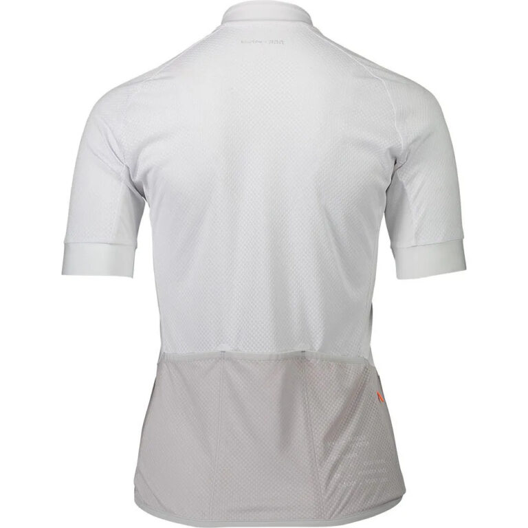 POC Essential Road Logo Short Sleeve Jersey XS Hydrogen White / Granite Grey - L Hydrogen White / Granite Grey - Image 4