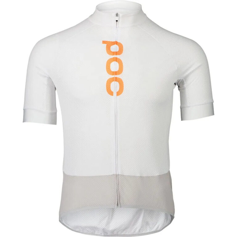 POC Essential Road Logo Short Sleeve Jersey S Hydrogen White / Granite Grey - Image 3