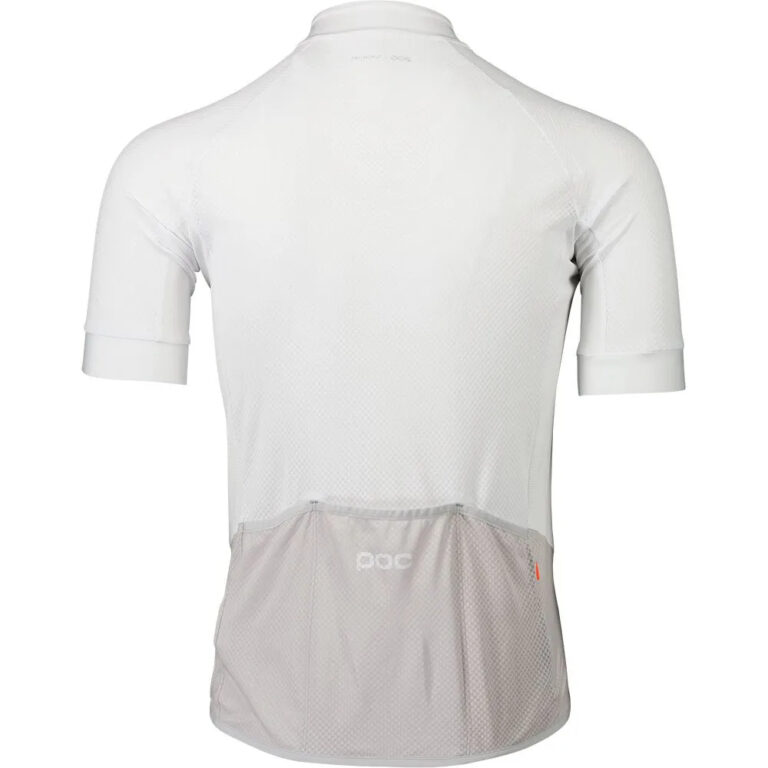 POC Essential Road Logo Short Sleeve Jersey S Hydrogen White / Granite Grey - Image 4