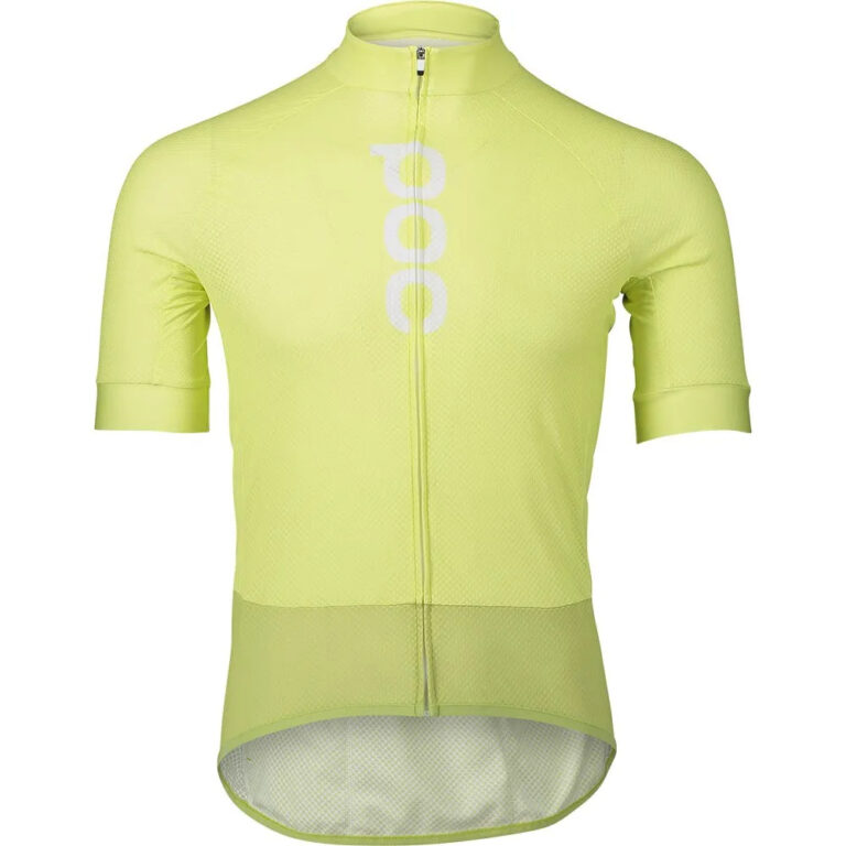 POC Essential Road Logo Short Sleeve Jersey S Lemon Calcite