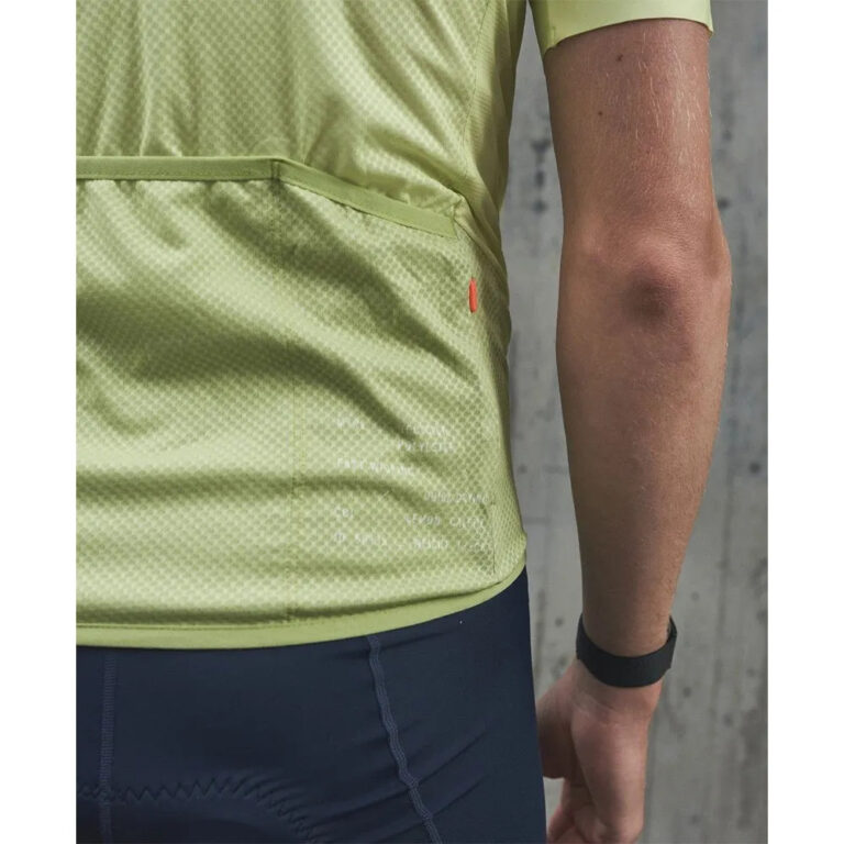 POC Essential Road Logo Short Sleeve Jersey S Lemon Calcite - Image 4