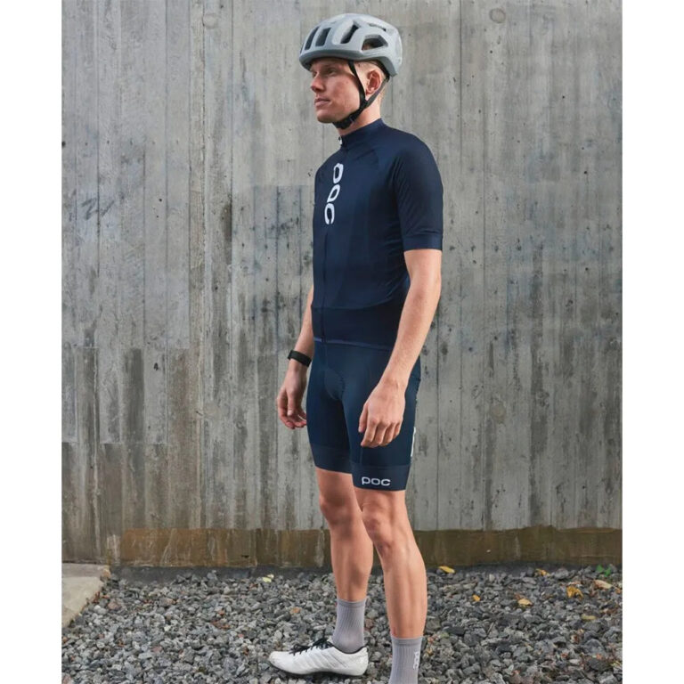 POC Essential Road Logo Short Sleeve Jersey S Turmaline Navy - L Turmaline Navy - Image 3