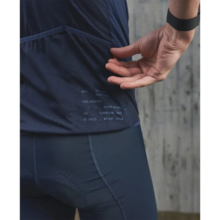 POC Essential Road Logo Short Sleeve Jersey S Turmaline Navy - L Turmaline Navy - Image 6