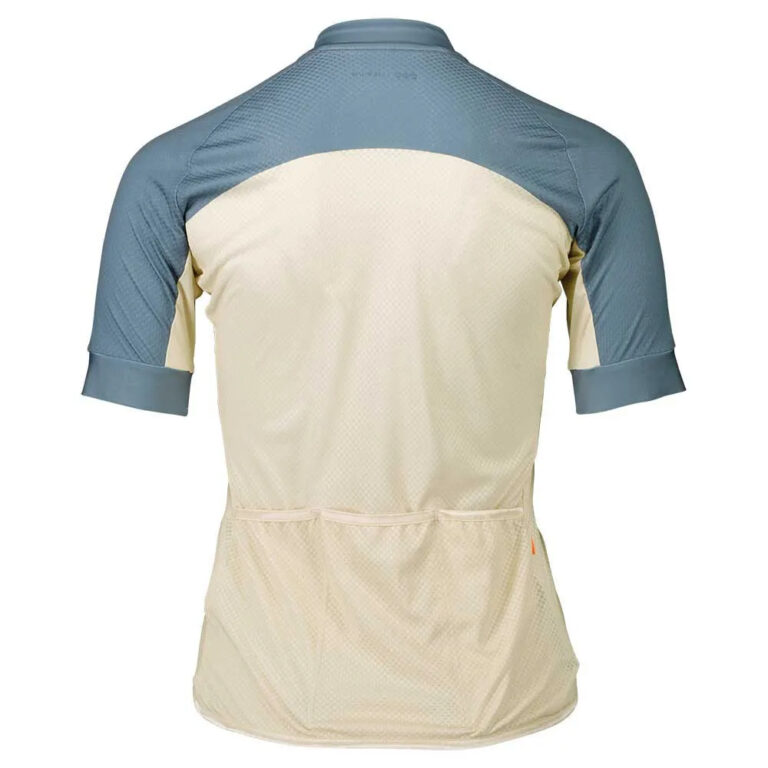 POC Essential Road Logo Short Sleeve Jersey XS Okenite Off-White / Calcite Blue - L Okenite Off-White / Calcite Blue - Image 4