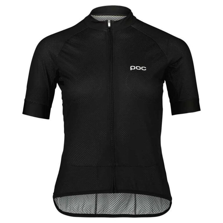 POC Essential Road Logo Short Sleeve Jersey XS Uranium Black / Hydrogen White - L Uranium Black / Hydrogen White - Image 3