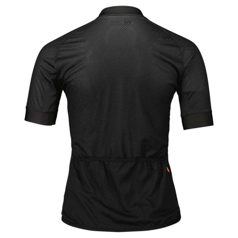 POC Essential Road Logo Short Sleeve Jersey XS Uranium Black / Hydrogen White - L Uranium Black / Hydrogen White - Image 4