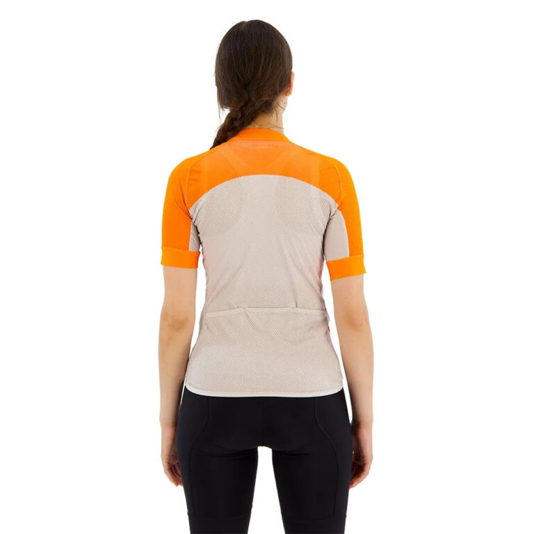 POC Essential Road Logo Short Sleeve Jersey XS Zink Orange / Granite Grey - L Zink Orange / Granite Grey - Image 2