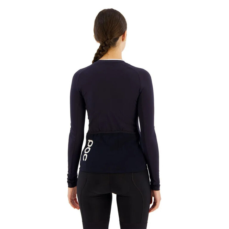 POC Essential Road Long Sleeve Jersey M Navy Black - L Navy Black - Image 2