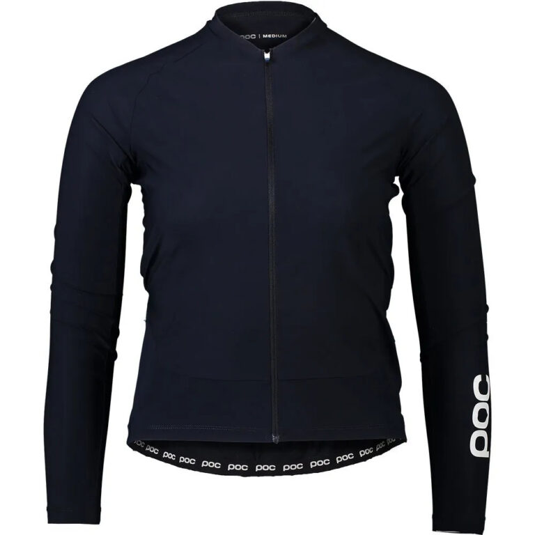 POC Essential Road Long Sleeve Jersey M Navy Black - L Navy Black - Image 3