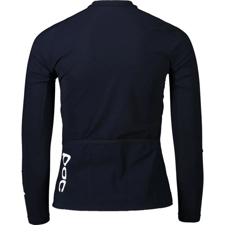 POC Essential Road Long Sleeve Jersey M Navy Black - L Navy Black - Image 4