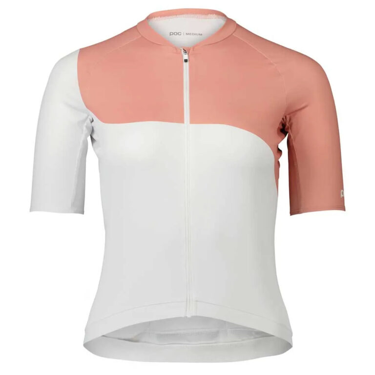 POC Essential Road Print Short Sleeve Jersey L Hydrogen White / Rock Salt - Image 3