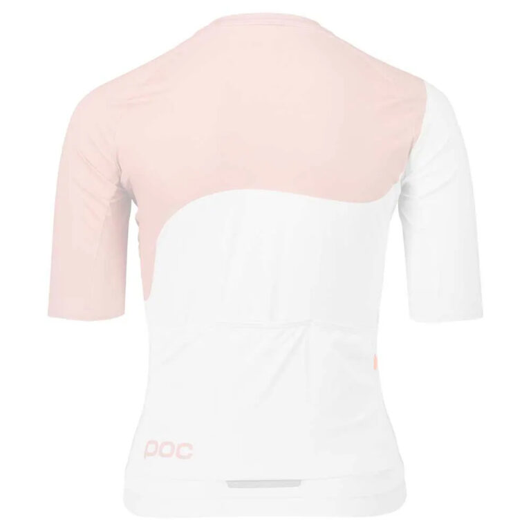 POC Essential Road Print Short Sleeve Jersey L Hydrogen White / Rock Salt - Image 4