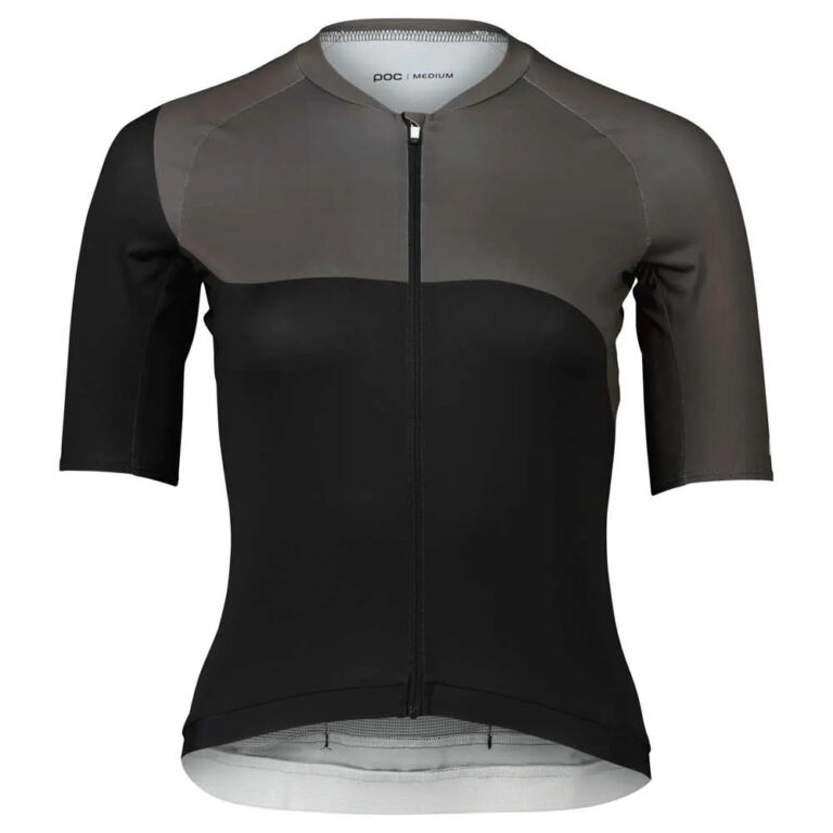 POC Essential Road Print Short Sleeve Jersey S Uranium Black / Sylvanite Grey - XL Uranium Black / Sylvanite Grey - Image 3