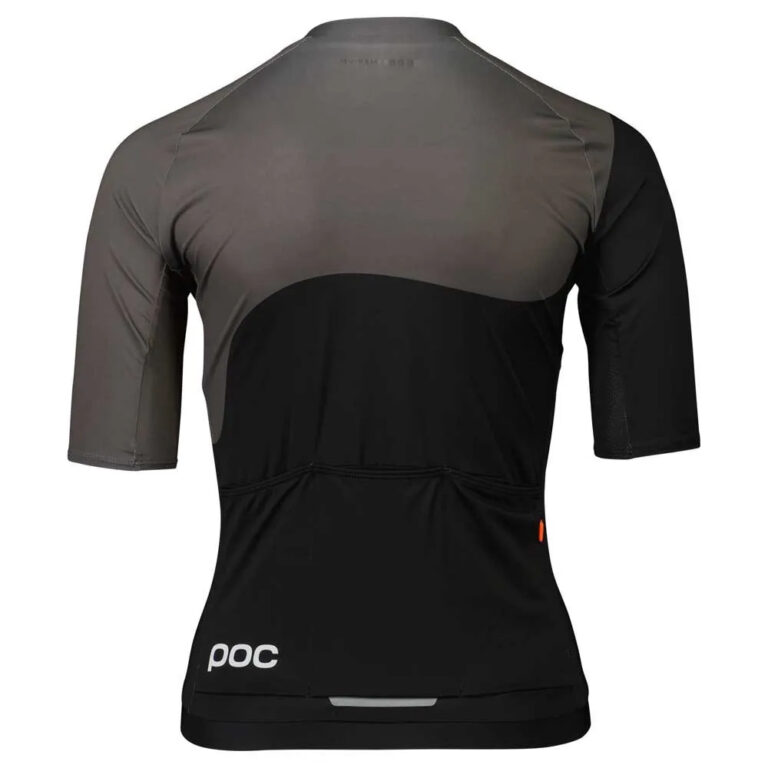 POC Essential Road Print Short Sleeve Jersey S Uranium Black / Sylvanite Grey - XL Uranium Black / Sylvanite Grey - Image 4