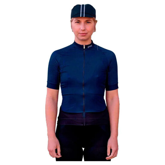 POC Essential Road Short Sleeve Jersey XS Turmaline Navy - M Turmaline Navy