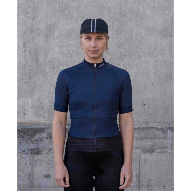 POC Essential Road Short Sleeve Jersey XS Turmaline Navy - M Turmaline Navy - Image 4