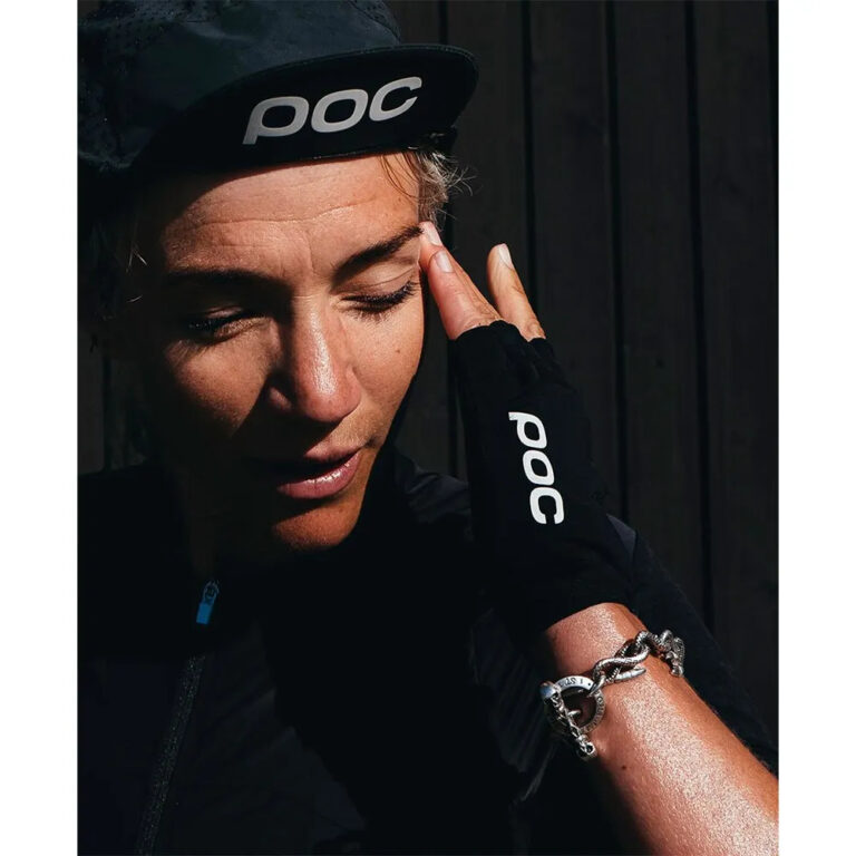 POC Essential Short Gloves XS Uranium Black - XL Uranium Black - Image 4