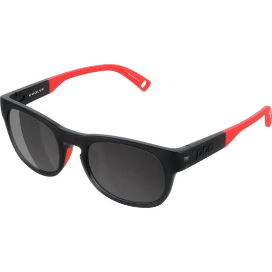 POC Evolve Sunglasses Equalizer Grey/CAT3 Uranium Black / Fluorescent Orange