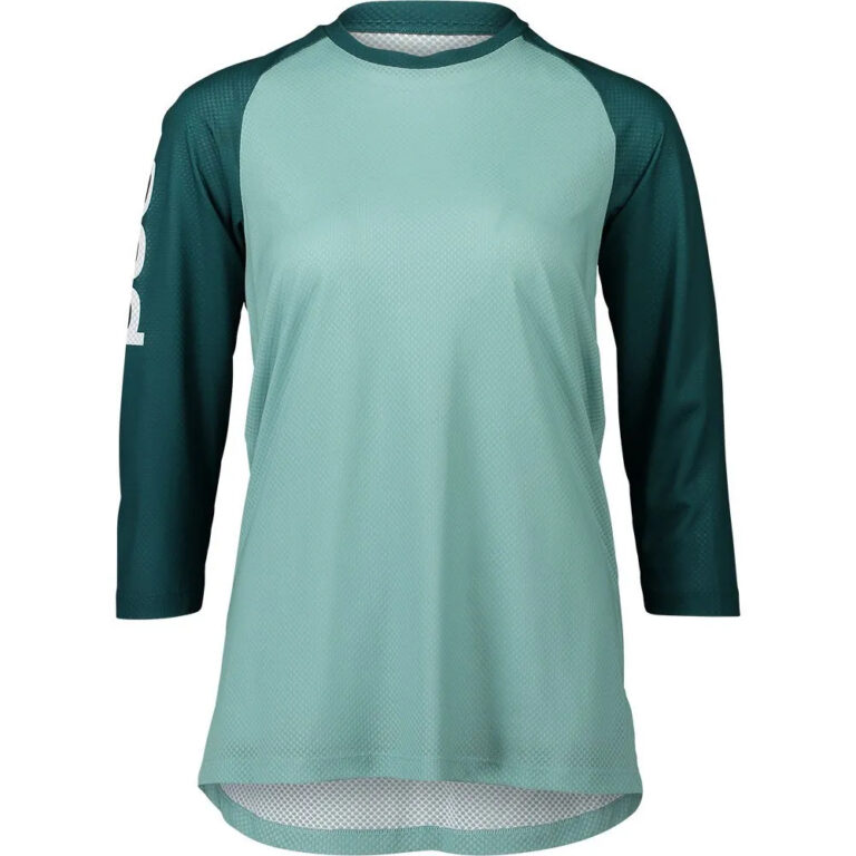 POC MTB Pure 3/4 Sleeve Enduro Jersey M Lt Dioptase Blue / Dioptase Blue - L Lt Dioptase Blue / Dioptase Blue - Image 3