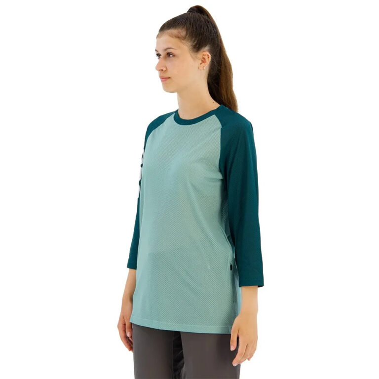 POC MTB Pure 3/4 Sleeve Enduro Jersey M Lt Dioptase Blue / Dioptase Blue - L Lt Dioptase Blue / Dioptase Blue - Image 5