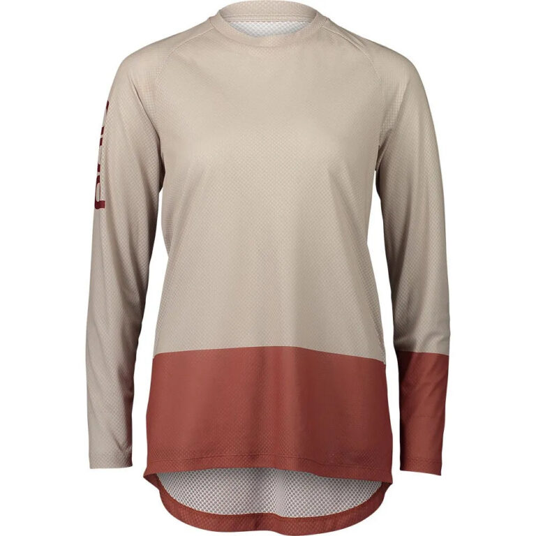 POC MTB Pure Long Sleeve Jersey XS Light Sandstone Beige / Himalayan Salt - XL Light Sandstone Beige / Himalayan Salt - Image 3