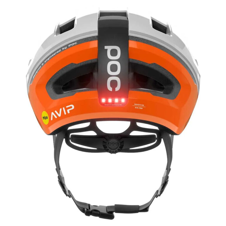 POC Omne Beacon MIPS Helmet S Fluor Orange / Hydrogen White - L Fluor Orange / Hydrogen White - Image 5