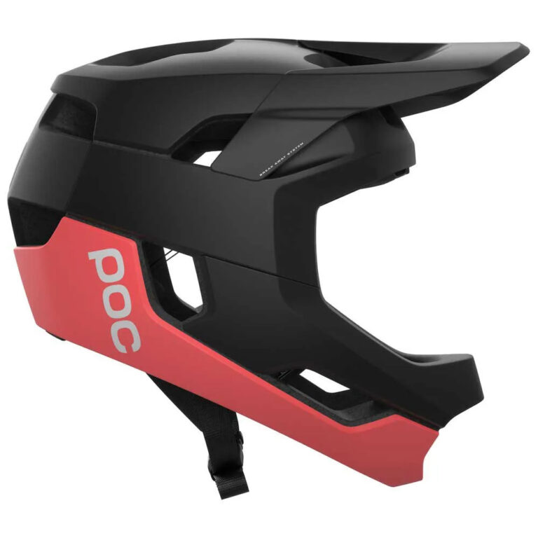 POC Otocon Downhill Helmet XS Uranium Black / Ammolite Coral Matt - L Uranium Black / Ammolite Coral Matt - Image 3