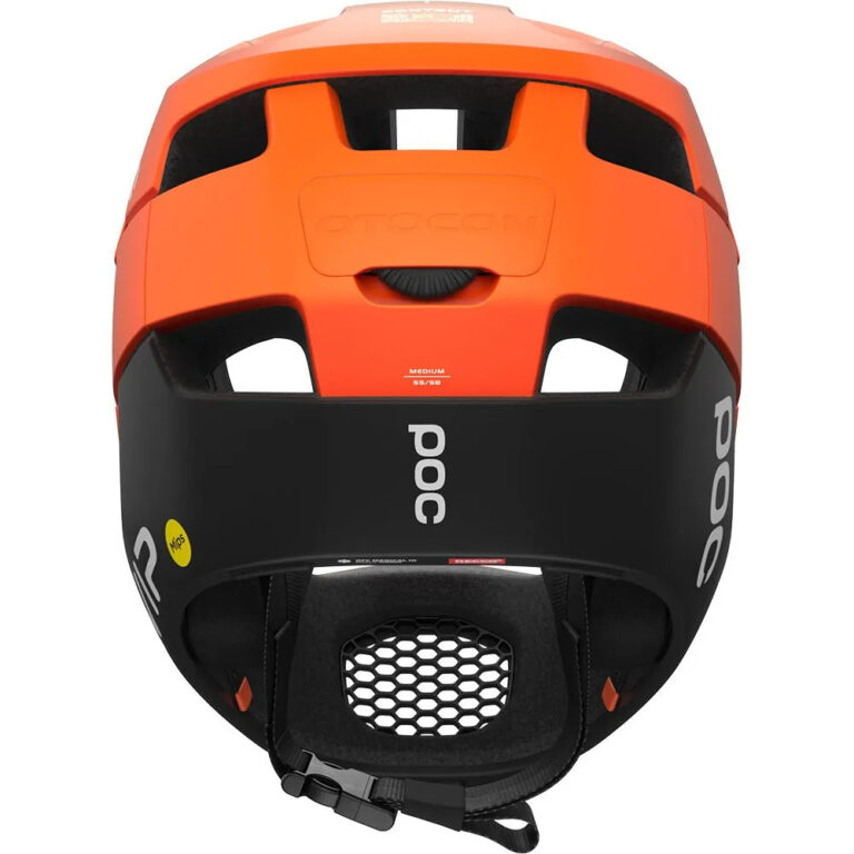 POC Otocon Race MIPS Downhill Helmet S Fluorescent Orange AVIP / Uranium Black Matt - L Fluorescent Orange AVIP / Uranium Black Matt - Image 5