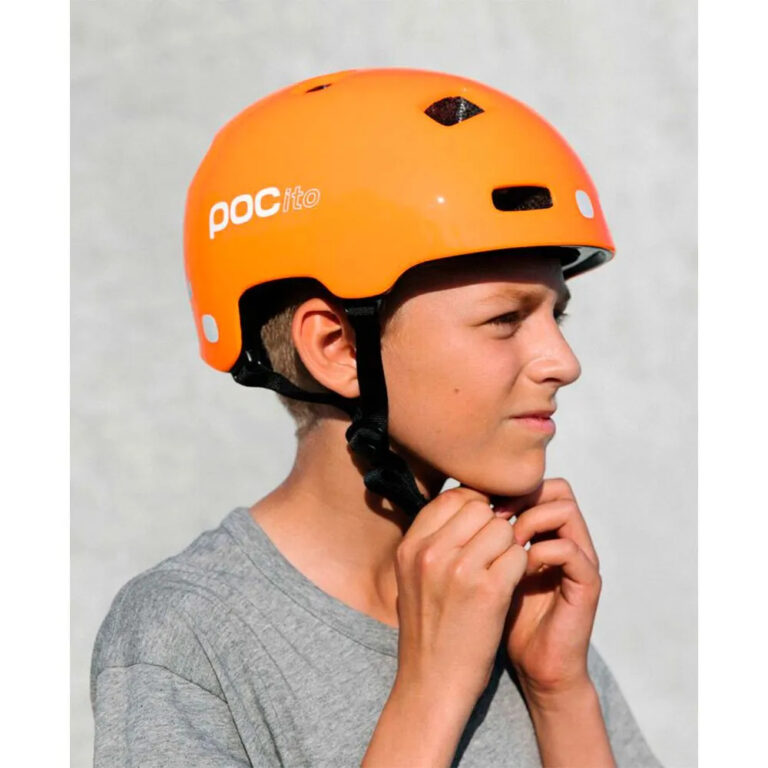 POC POCito Crane MIPS Junior Helmet M-L Fluorescent Orange - XS-S Fluorescent Orange - Image 6