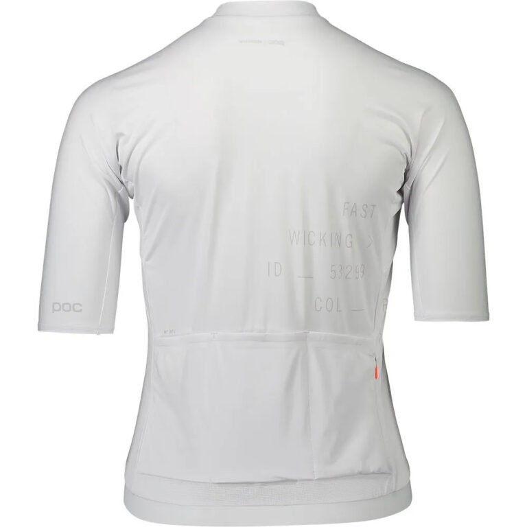 POC Pristine Print Short Sleeve Jersey L Hydrogen White - XL Hydrogen White - Image 4