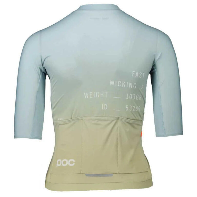 POC Pristine Print Short Sleeve Jersey S Gradient Mineral Blue - L Gradient Mineral Blue - Image 4