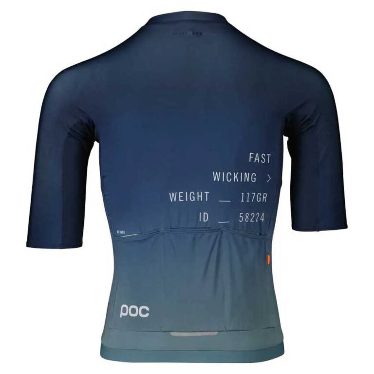 POC Pristine Print Short Sleeve Jersey L Gradient Turmaline Navy - Image 4