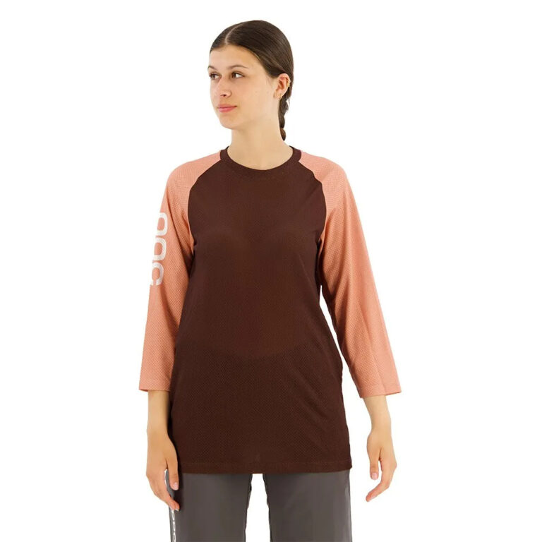 POC Pure 3/4 Sleeve Enduro Jersey S Axinite Brown / Rock Salt