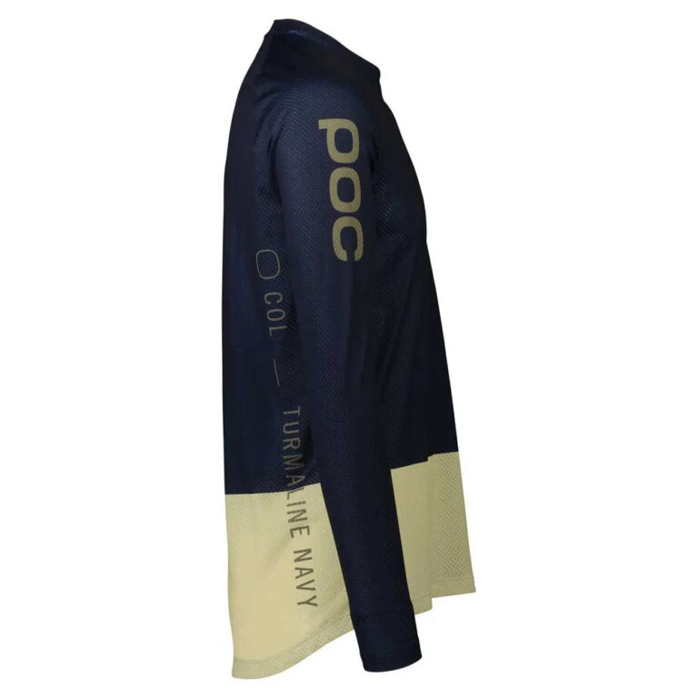 POC Pure Long Sleeve Enduro Jersey XS Turmaline Navy / Prehnite Green - S Turmaline Navy / Prehnite Green - Image 3