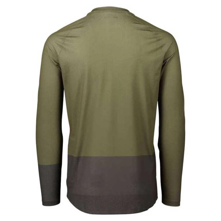 POC Pure Long Sleeve Enduro Jersey S Epidote Green / Sylvanite Grey - XL Epidote Green / Sylvanite Grey - Image 4