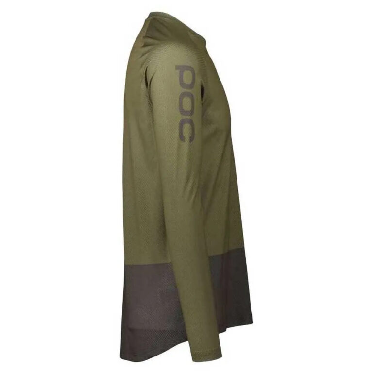 POC Pure Long Sleeve Enduro Jersey S Epidote Green / Sylvanite Grey - XL Epidote Green / Sylvanite Grey - Image 5