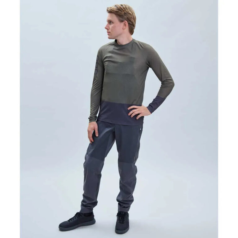 POC Pure Long Sleeve Enduro Jersey S Epidote Green / Sylvanite Grey - XL Epidote Green / Sylvanite Grey - Image 7