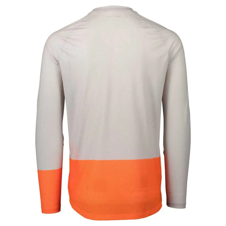 POC Pure Long Sleeve Enduro Jersey M Granite Grey / Zink Orange - Image 4