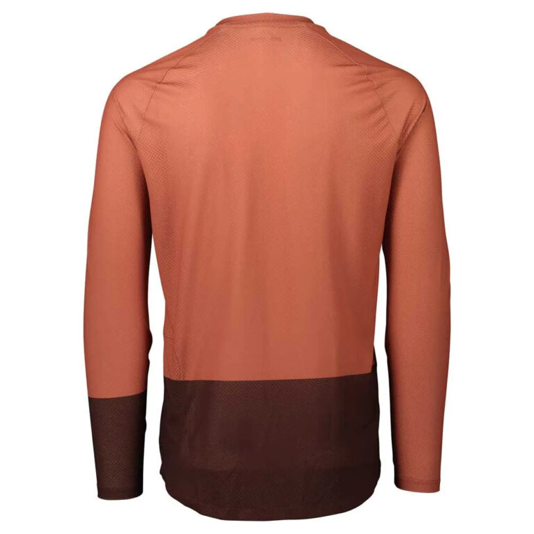 POC Pure Long Sleeve Enduro Jersey M Himalayan Salt / Axinite Brown - Image 4