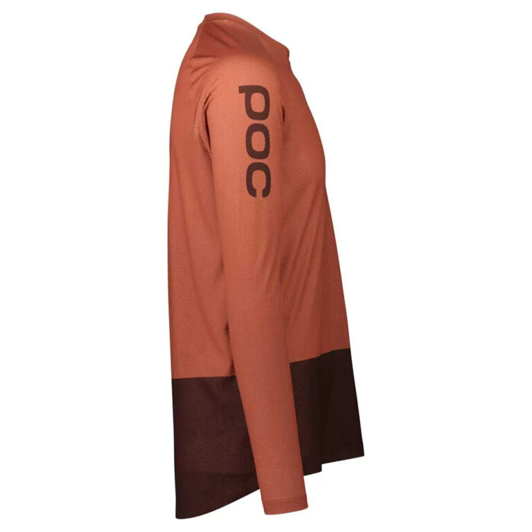 POC Pure Long Sleeve Enduro Jersey M Himalayan Salt / Axinite Brown - Image 5