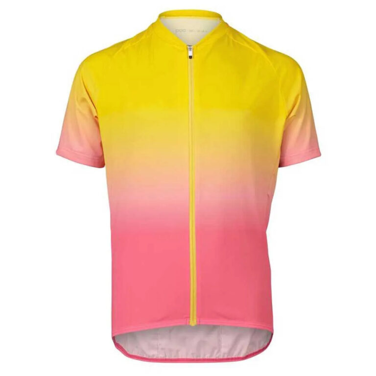 POC XC Short Sleeve Jersey 10 Years Gradient Aventurine Yellow / Actnium Pink - 8 Years Gradient Aventurine Yellow / Actnium Pink