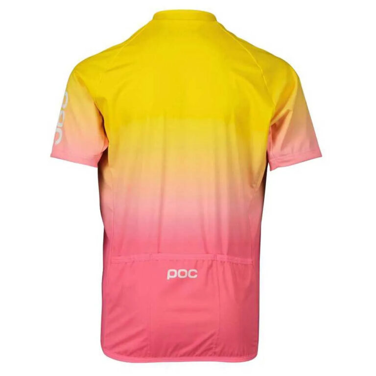 POC XC Short Sleeve Jersey 10 Years Gradient Aventurine Yellow / Actnium Pink - 8 Years Gradient Aventurine Yellow / Actnium Pink - Image 2