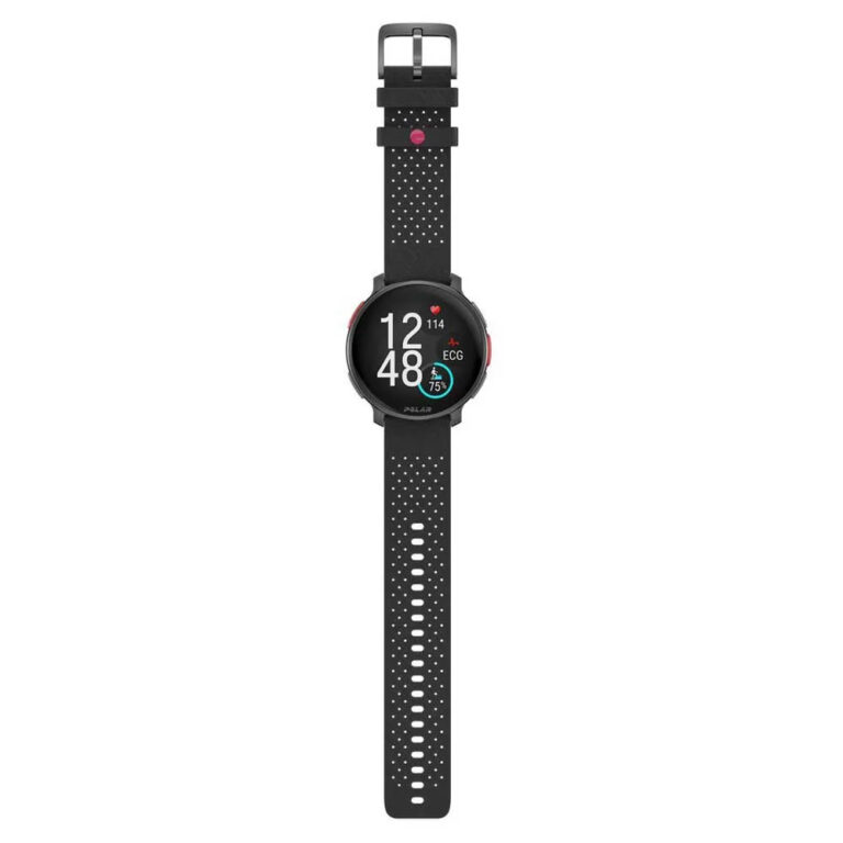 Polar 22 Mm Silicone Strap One Size Black / Grey - Image 3