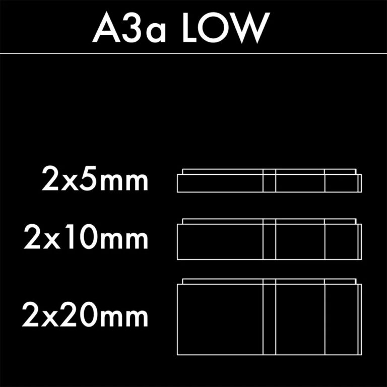 Profile design Profile Design A3A Low Riser Headset Spacers Kit 5/10/20 mm Black - Image 3